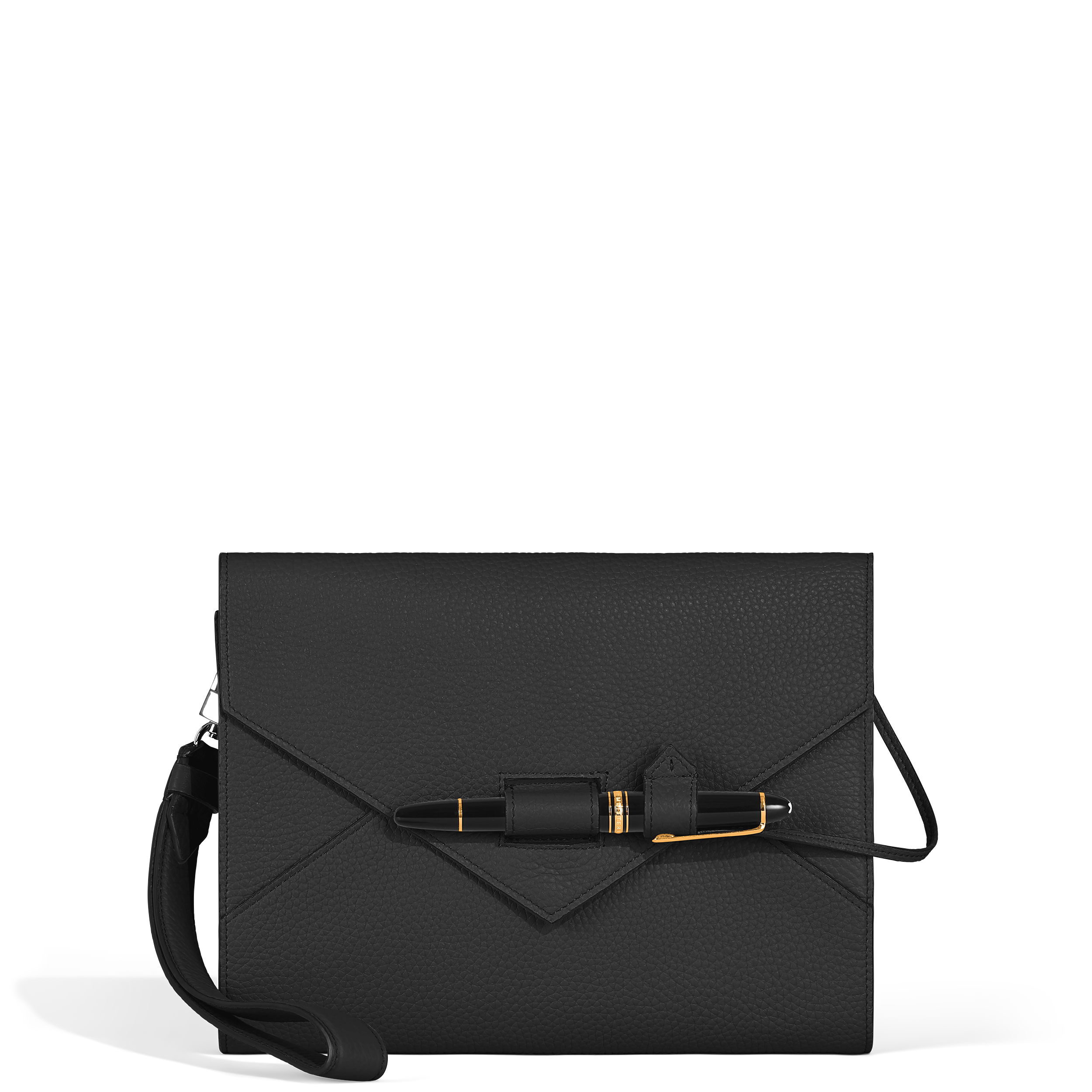 Montblanc Envelope Medium Notes Holder - Leather - Black