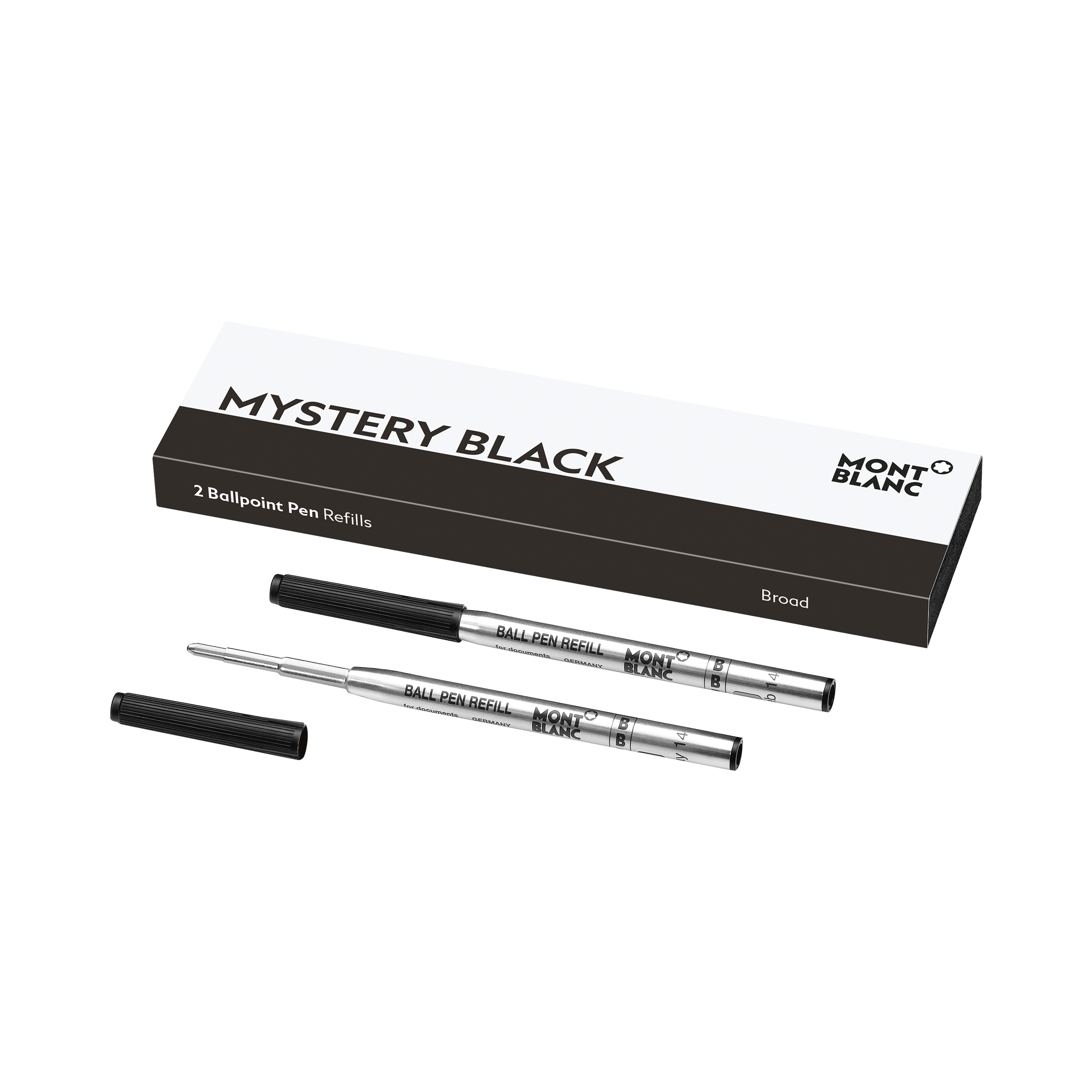 MONTBLANC Mystery Black ボールペン　【リフィル付】 ボールペン リフィル 2本 ミステリーブラック - Montblanc® JP