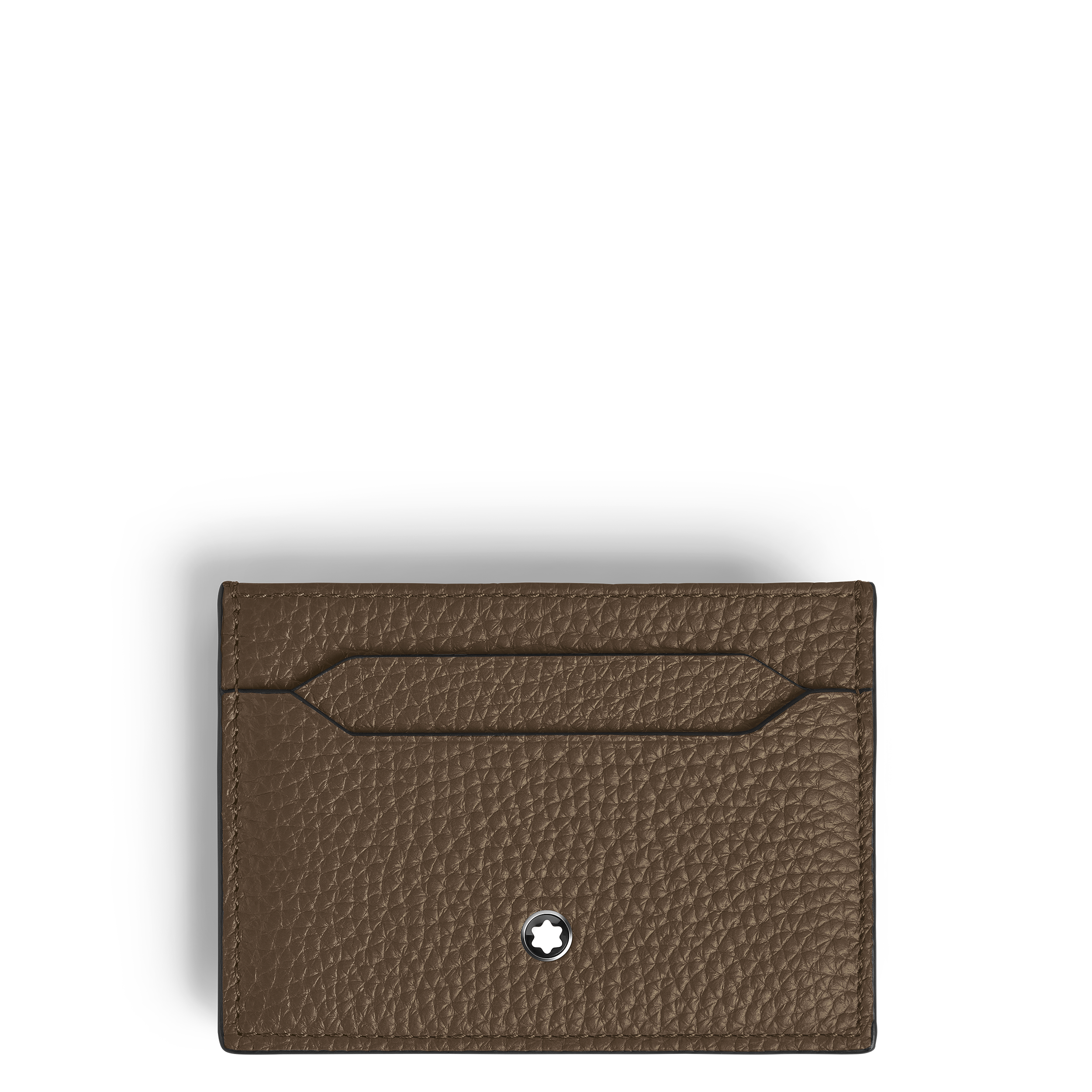 Grain card holder 5cc - Leather - Noisette - Montblanc® US