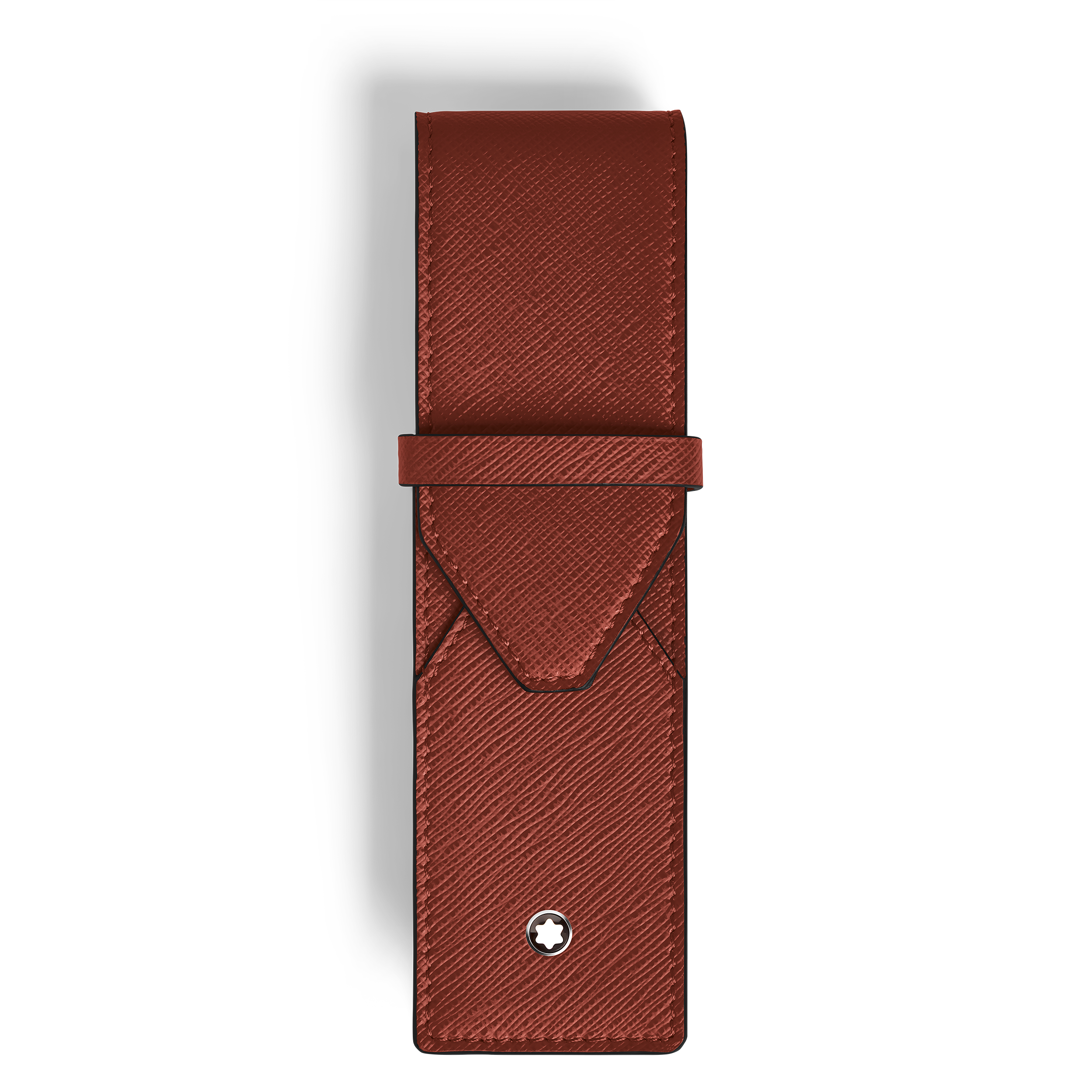 Montblanc Envelope 2-Pen Pouch - Leather - Red oak - Montblanc® US