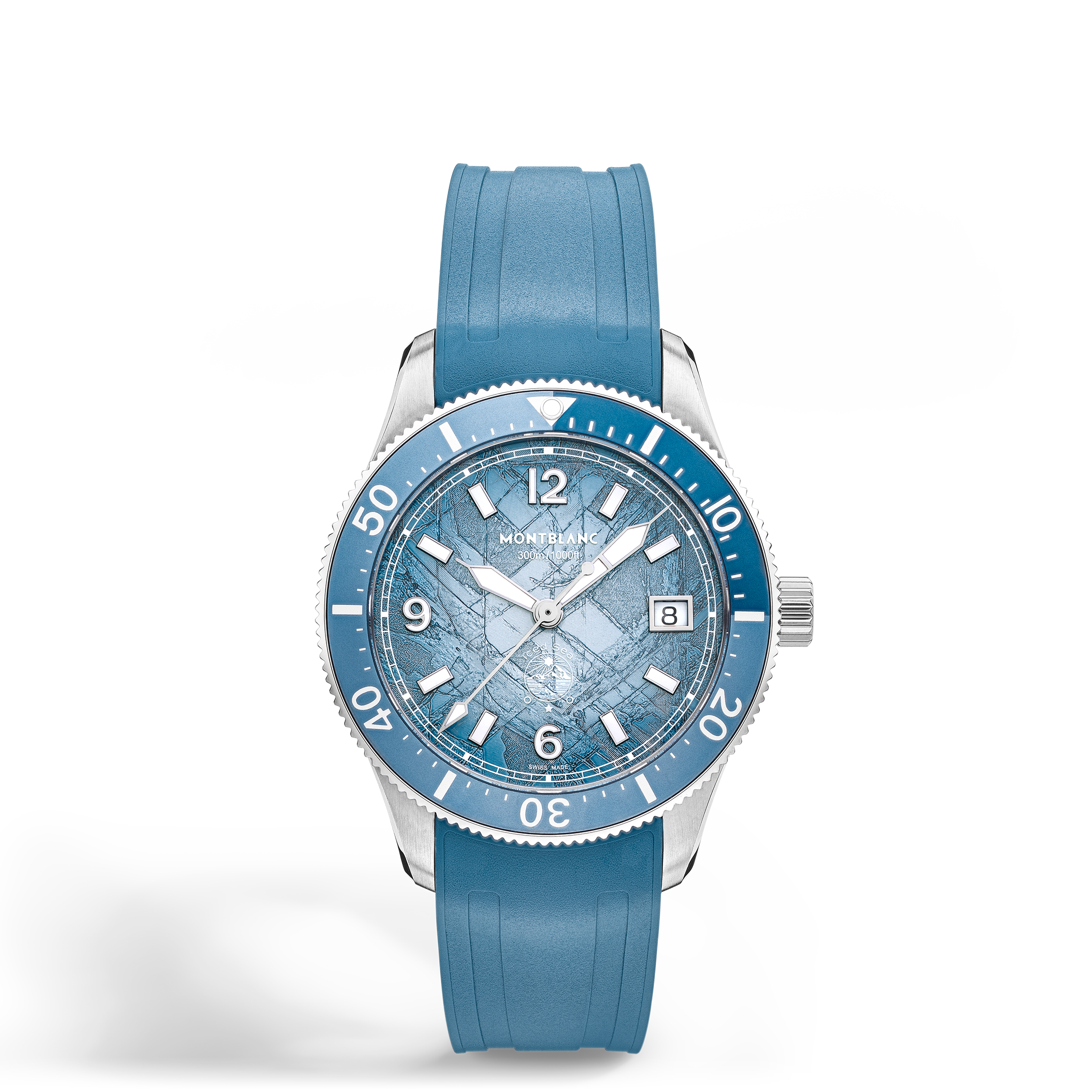 Montblanc Iced Sea Automatic Date 0 Oxygen - STEEL, ALUMINIUM