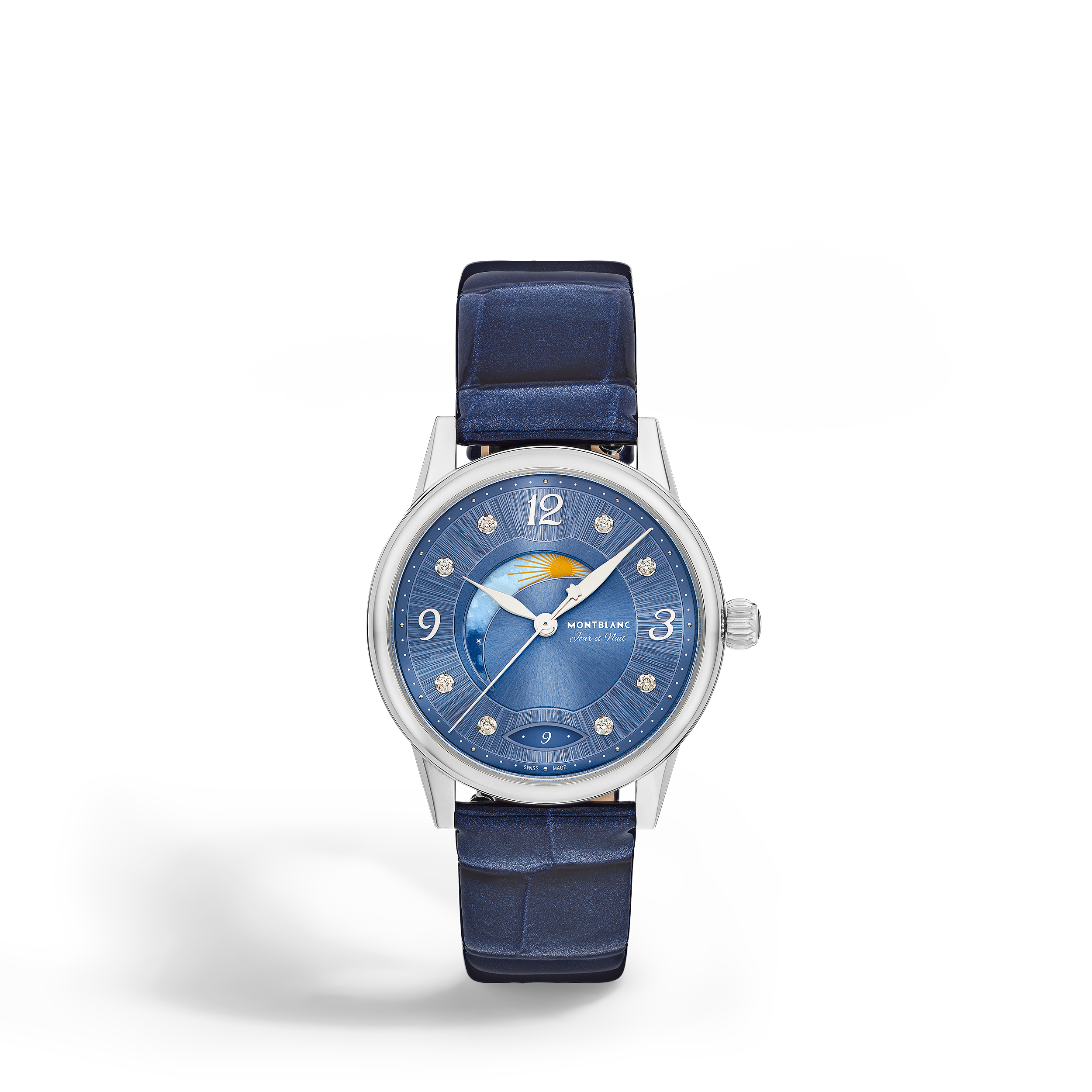 Montblanc Bohème Day & Night 34 mm - Steel - Blue - Montblanc® US
