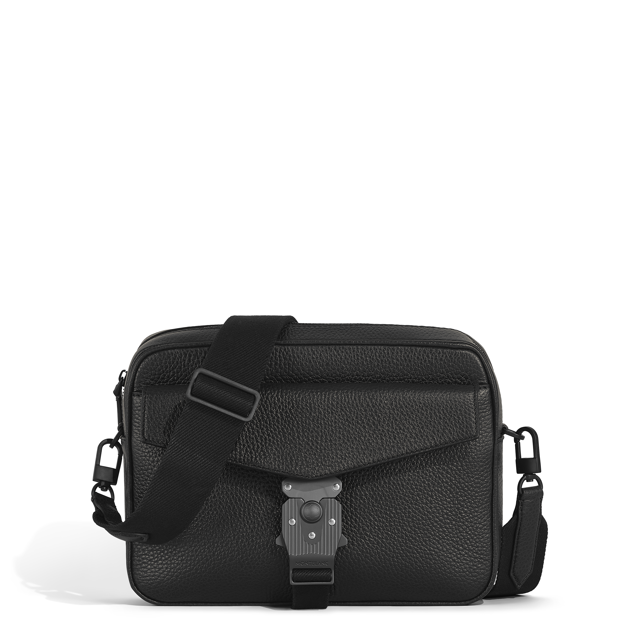 M-Lock messenger - Leather - Black - Montblanc® US