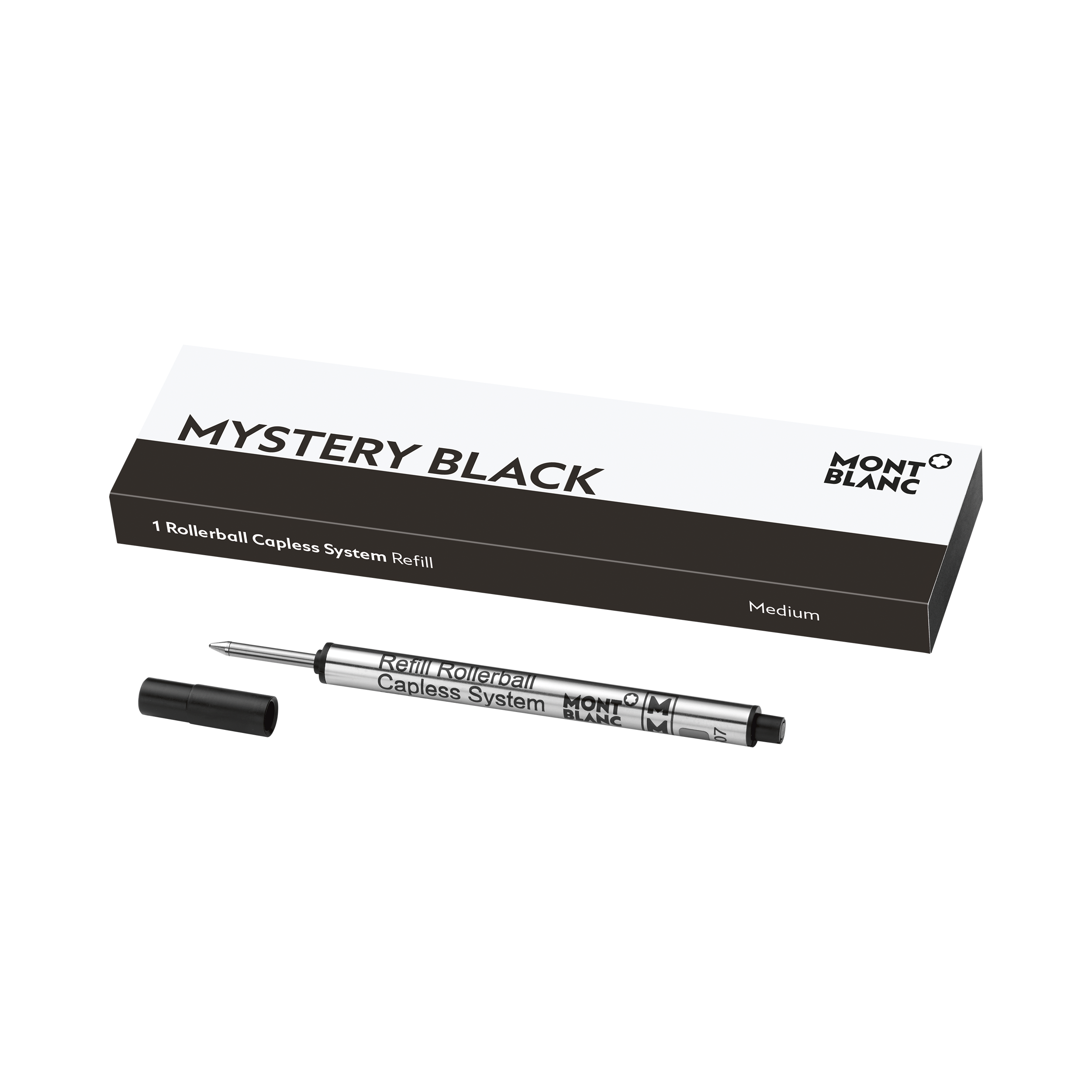 1 Rollerball Capless Refill, Mystery Black - Medium - Montblanc® US