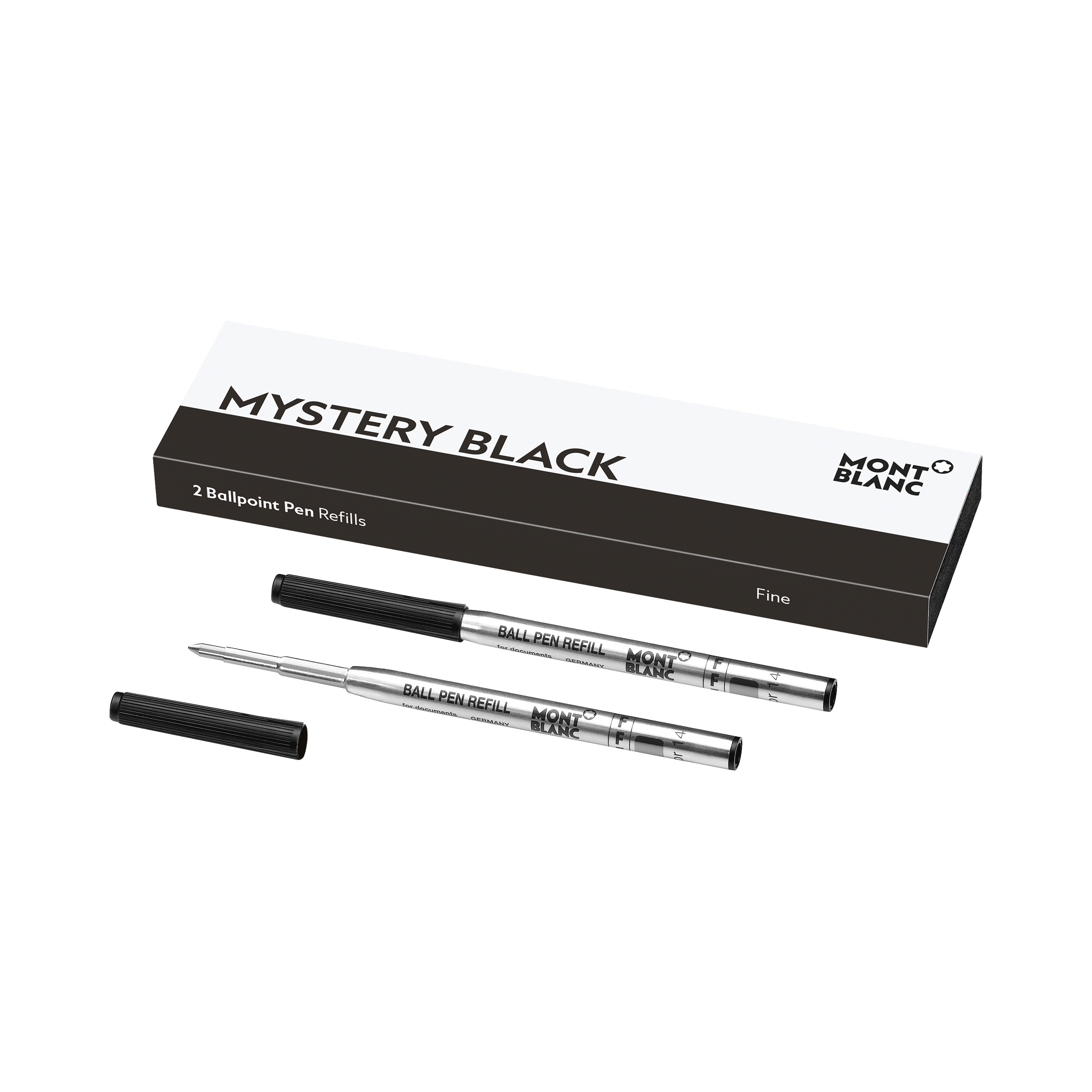MONTBLANC Mystery Black ボールペン　【リフィル付】 ボールペン リフィル 2本 ミステリーブラック - Montblanc® JP