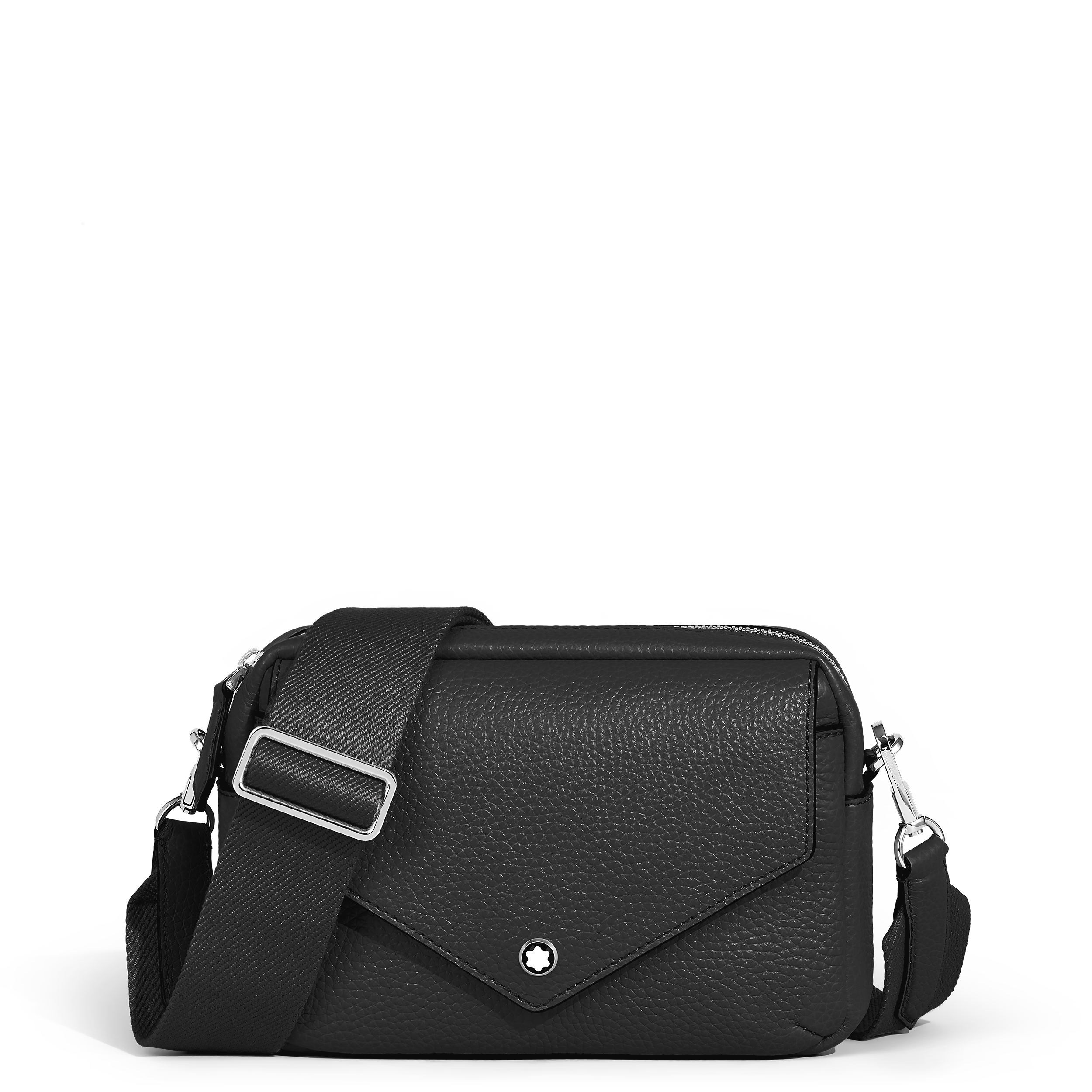 Montblanc Companion Small Crossbody Bag - Leather - Black