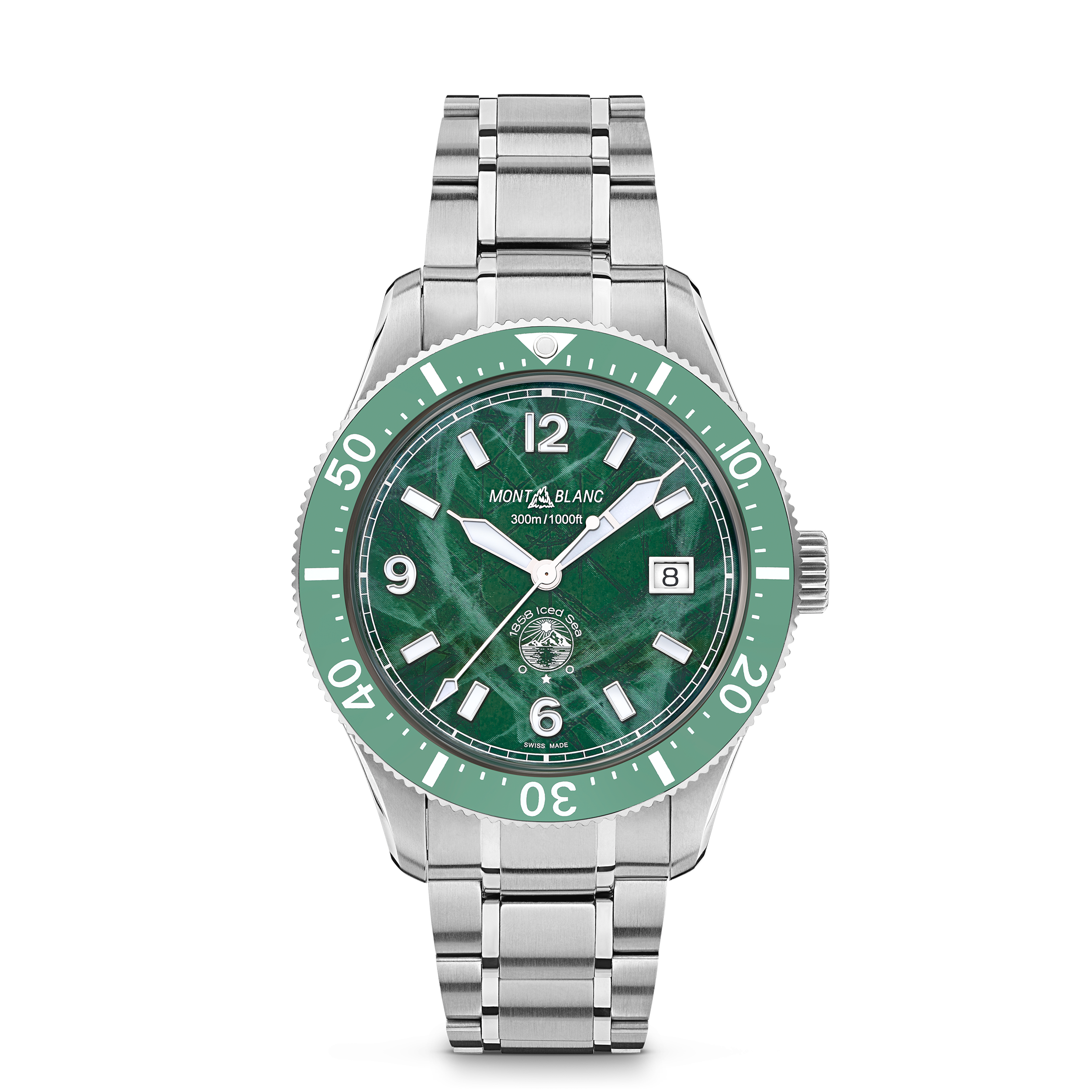 Montblanc Iced Sea Automatic Date - Steel - Ceramic - Green