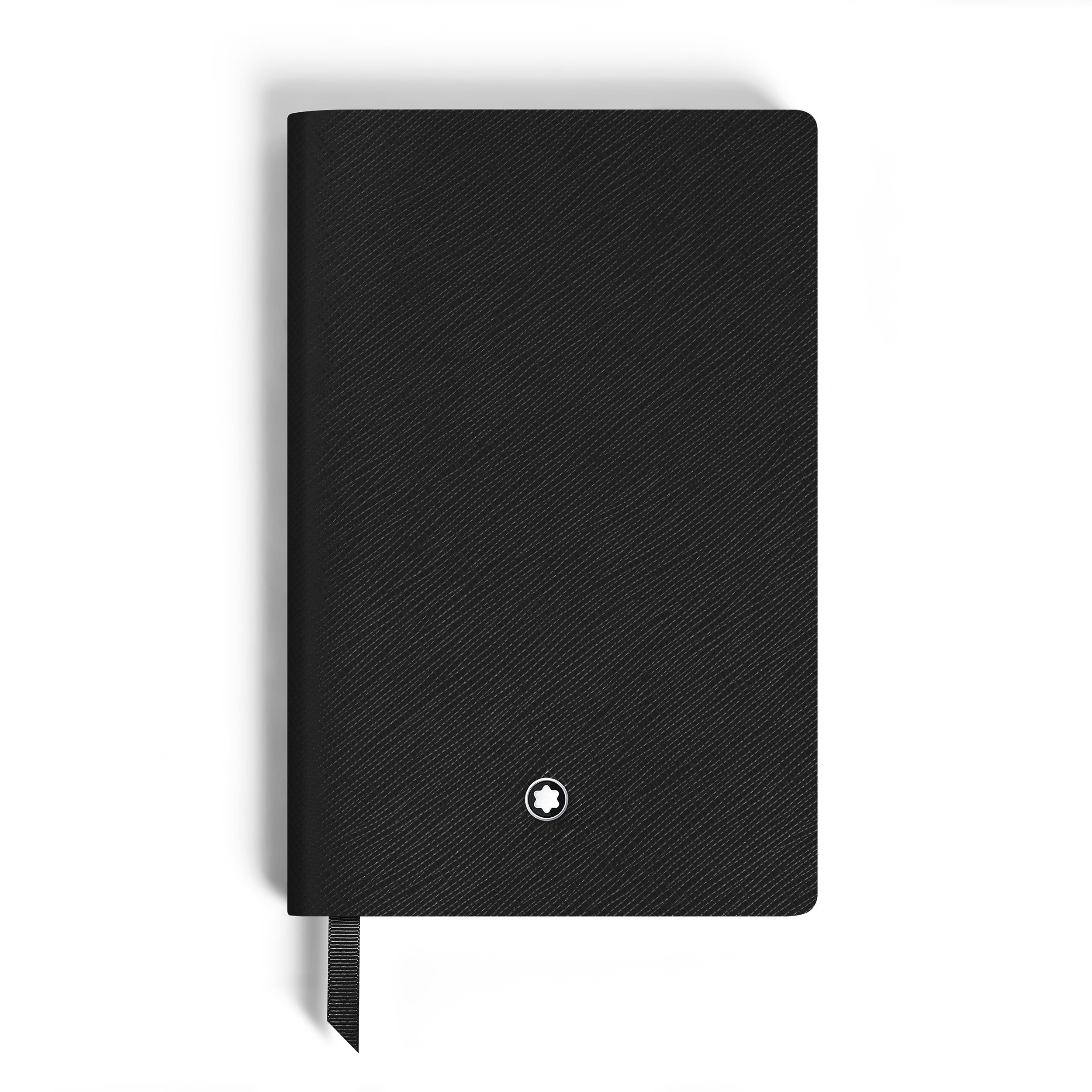 MONTBLANC ブラックレザー ノートブック Notebook Small, Black Leather, Black, Lined Pages - Paper - Black