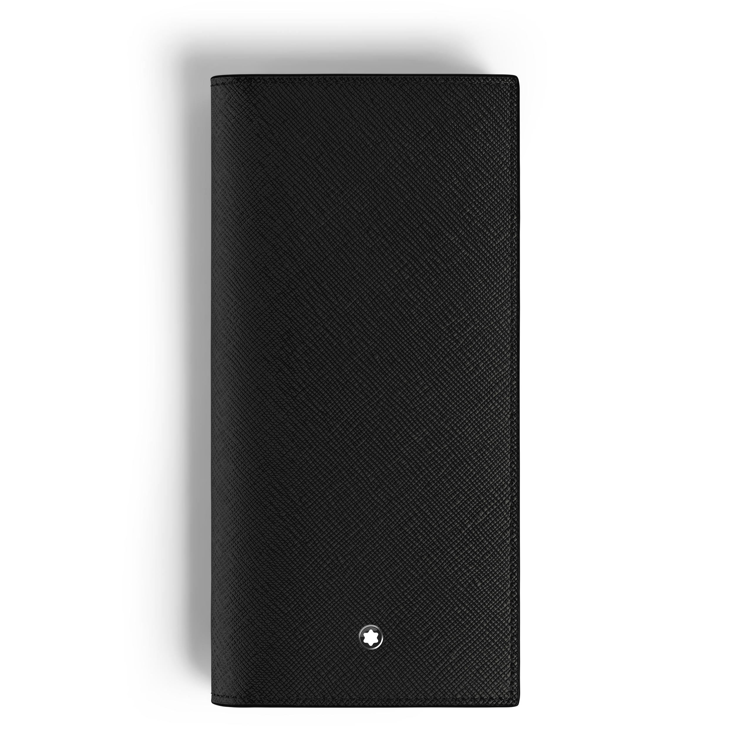 【ミクロ0408】Montblanc ブラック L字ファスナーウォレット Long Wallet 14cc with Zip in Sartorial Leather - Leather - Black