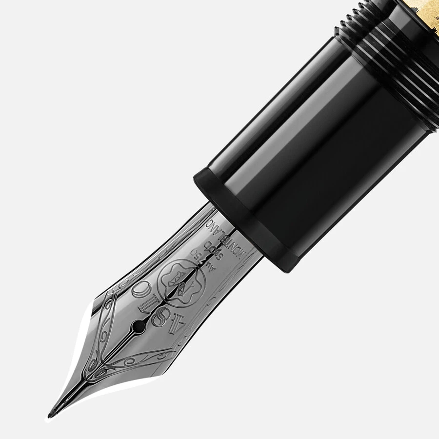 Второе изображеие товара Перьевая ручка (M) Meisterstück Solitaire Gold Leaf Calligraphy 
