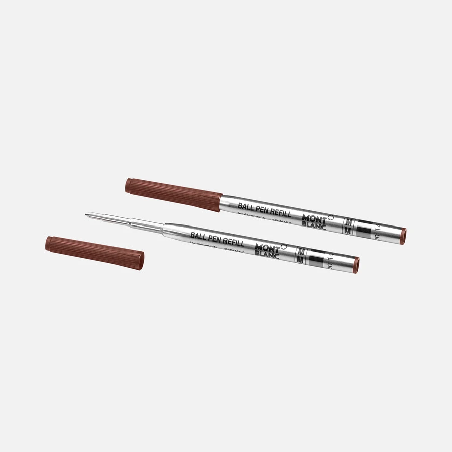 Второе изображеие товара 2 стержня для шариковых ручек (M), цвет Toffee Brown 