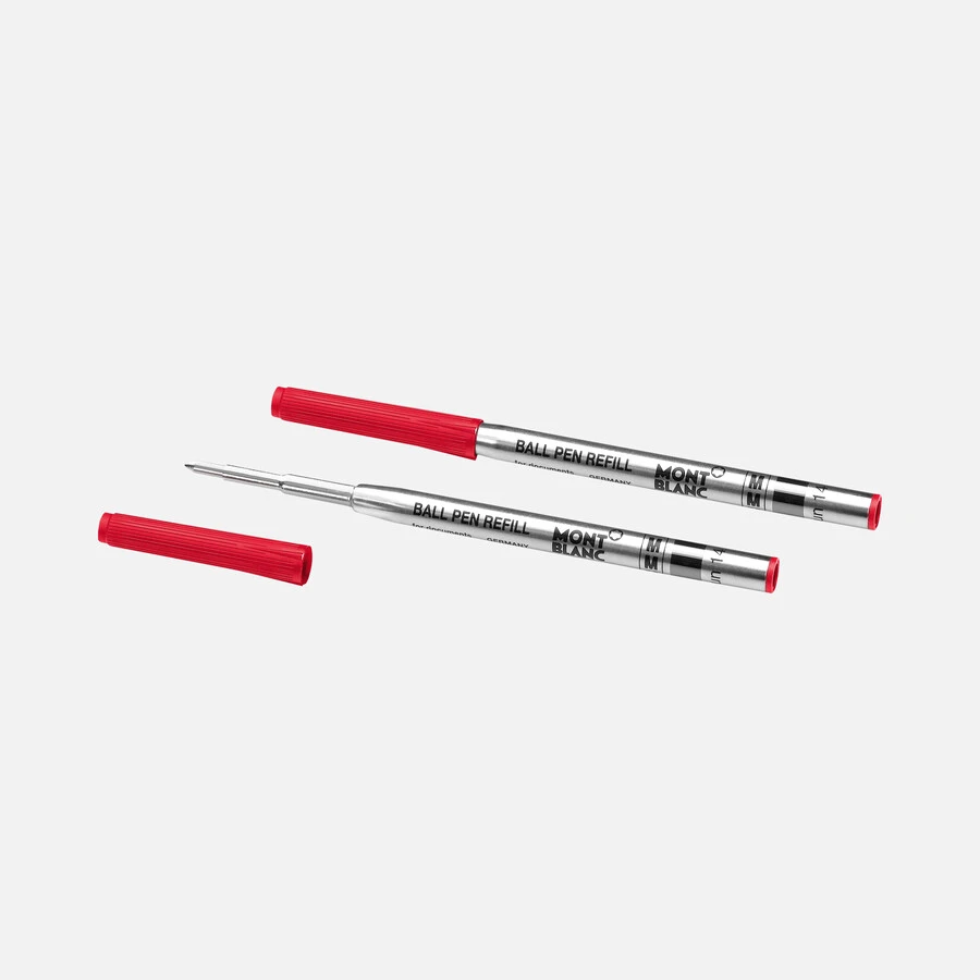 Второе изображеие товара 2 стержня Medium для шариковой ручки, цвет Modena Red 