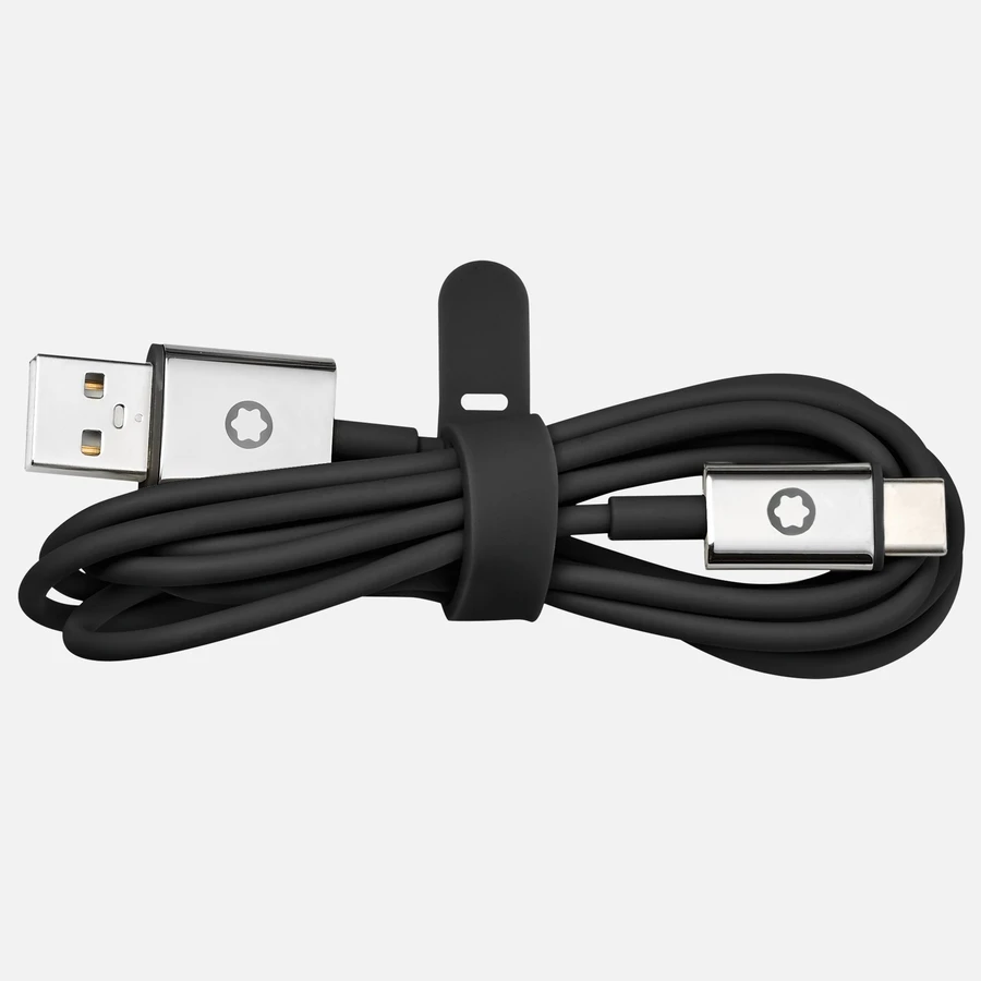 Второе изображеие товара Черный дорожный набор для наушников Montblanc MB 01 